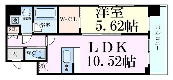 La Douceur天満の物件間取画像